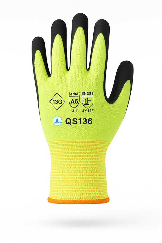 PROFESSIONAL SERIES Level 6 - Special Safety Glove. High-Vis