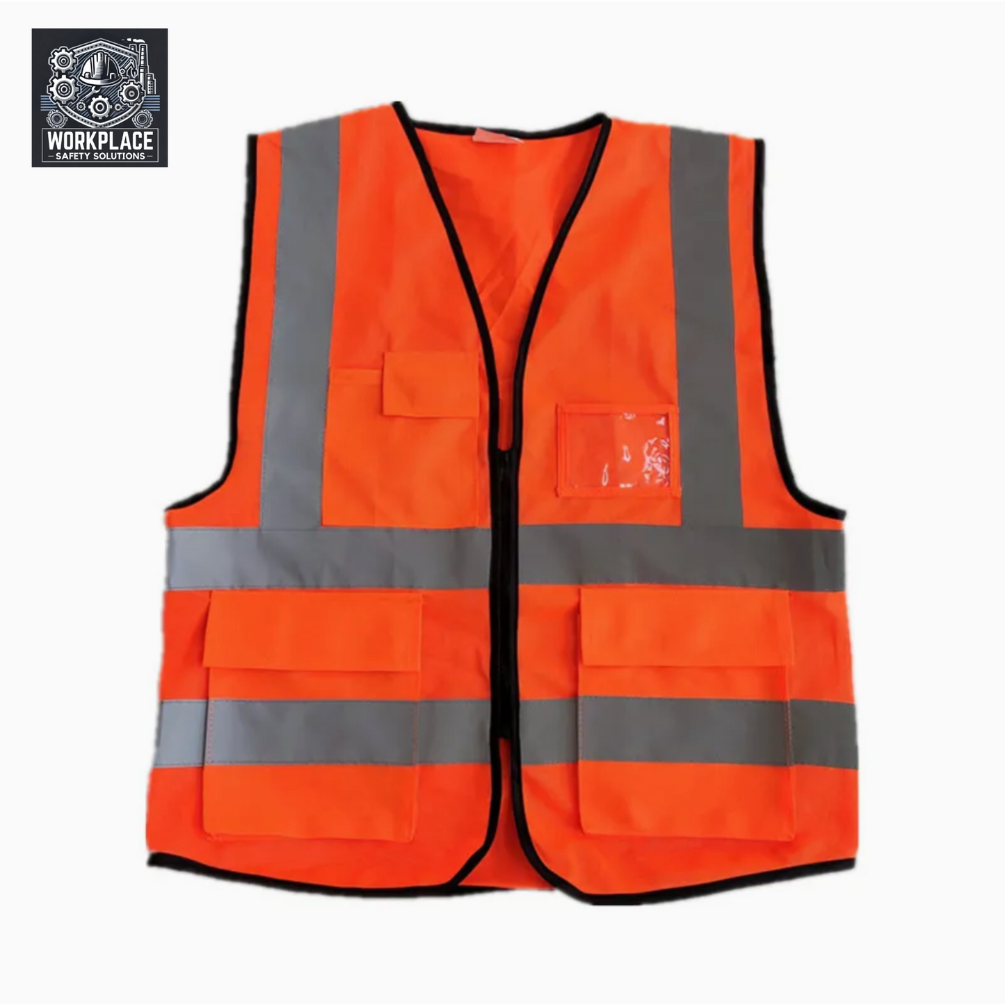 Reflective Safety Vest - Orange